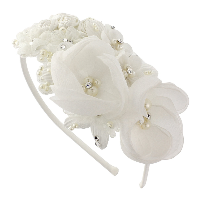 Beautiful flower bridal headband